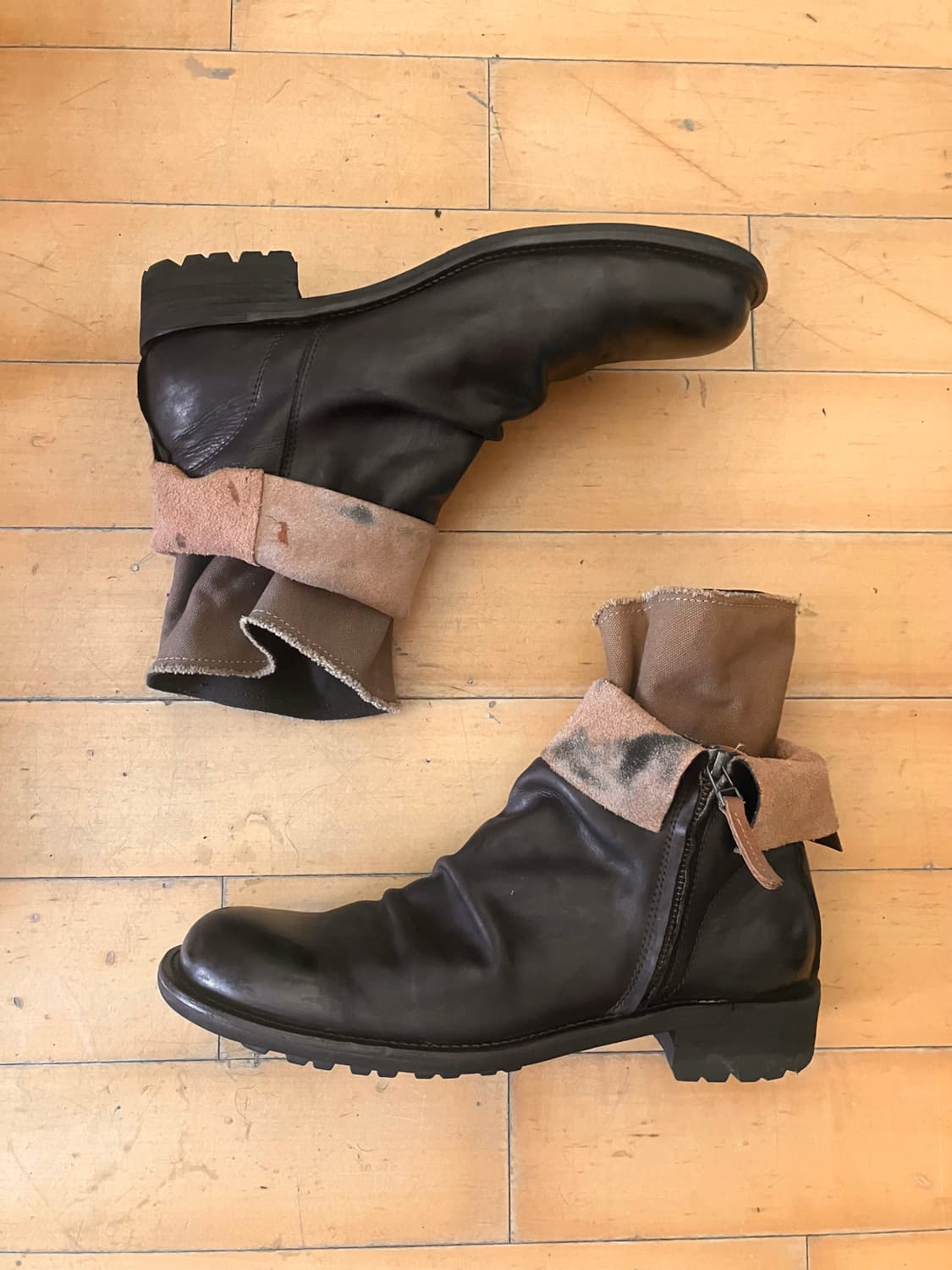 Red cover 00s 레드커버 드레이프 코튼 레이어드 부츠 42 상품이미지4