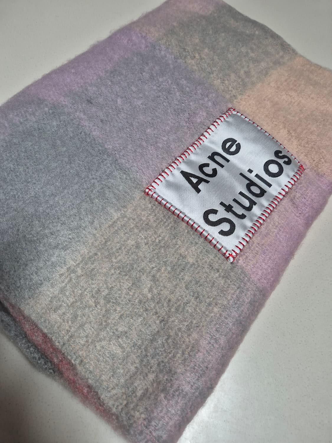 아크네 스튜디오 분홍 머플러 (새상품)  상품이미지2