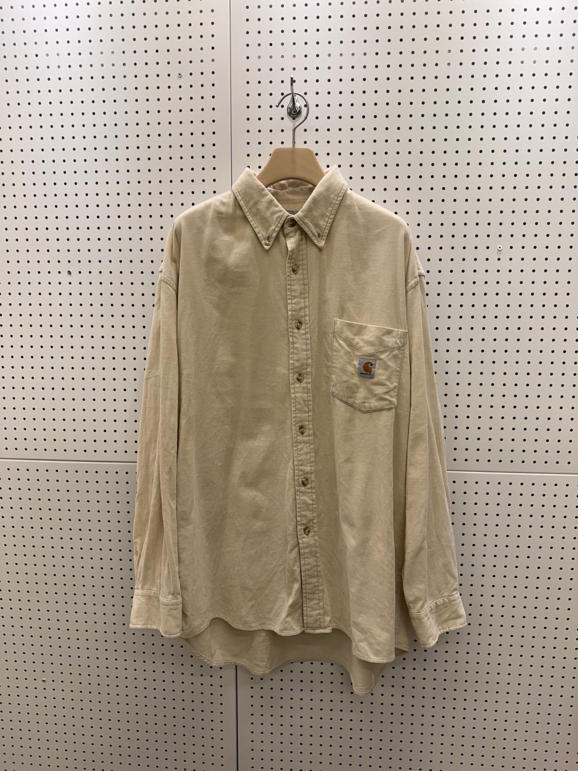 칼하트 코듀로이 원포켓 워크 셔츠 U339 상품이미지2