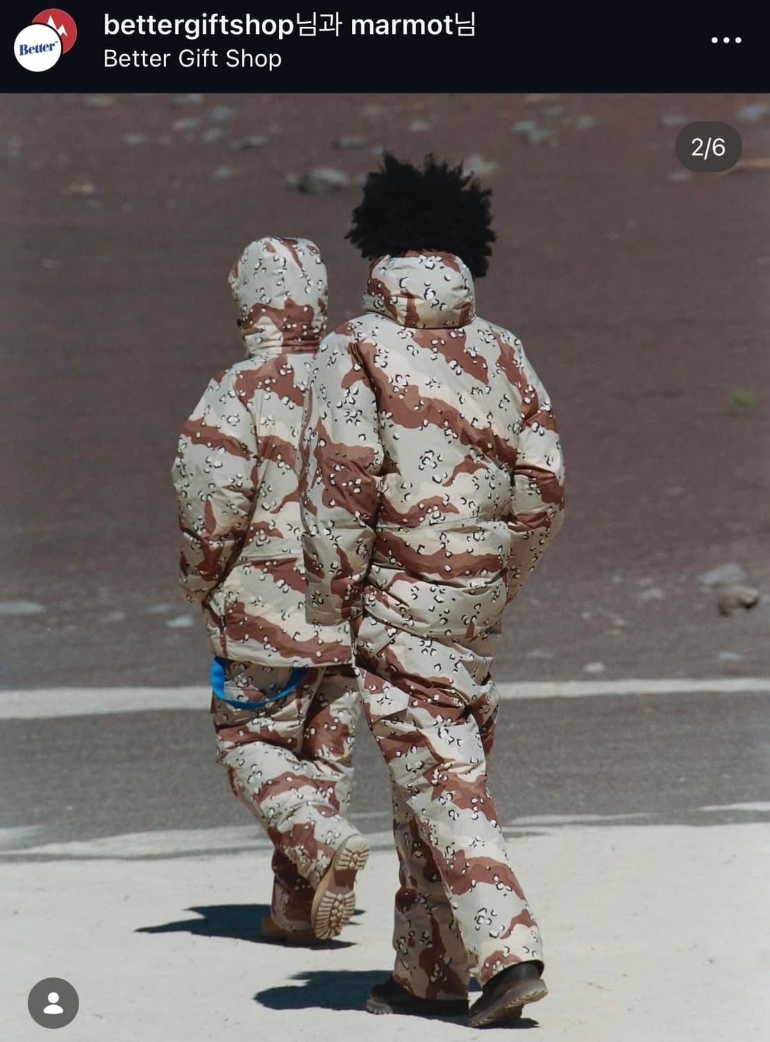 Marmot x Better gift shop 콜라보 한정판 몬스터 파카 상품이미지2