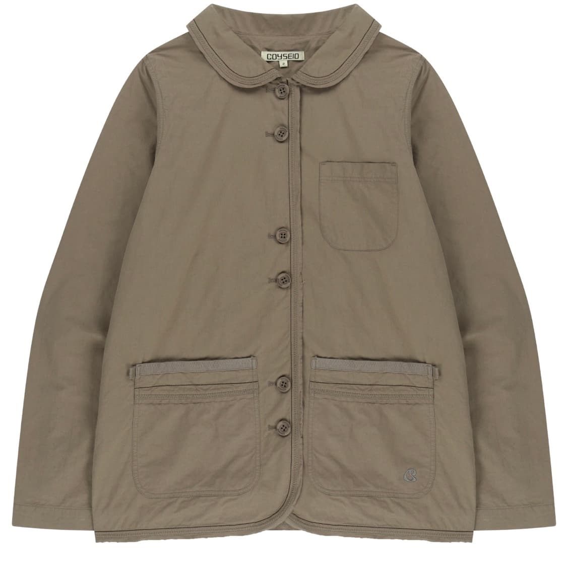 코이세이오 RAW EDGE COTTON JACKET ASH BROWN 2 상품이미지1