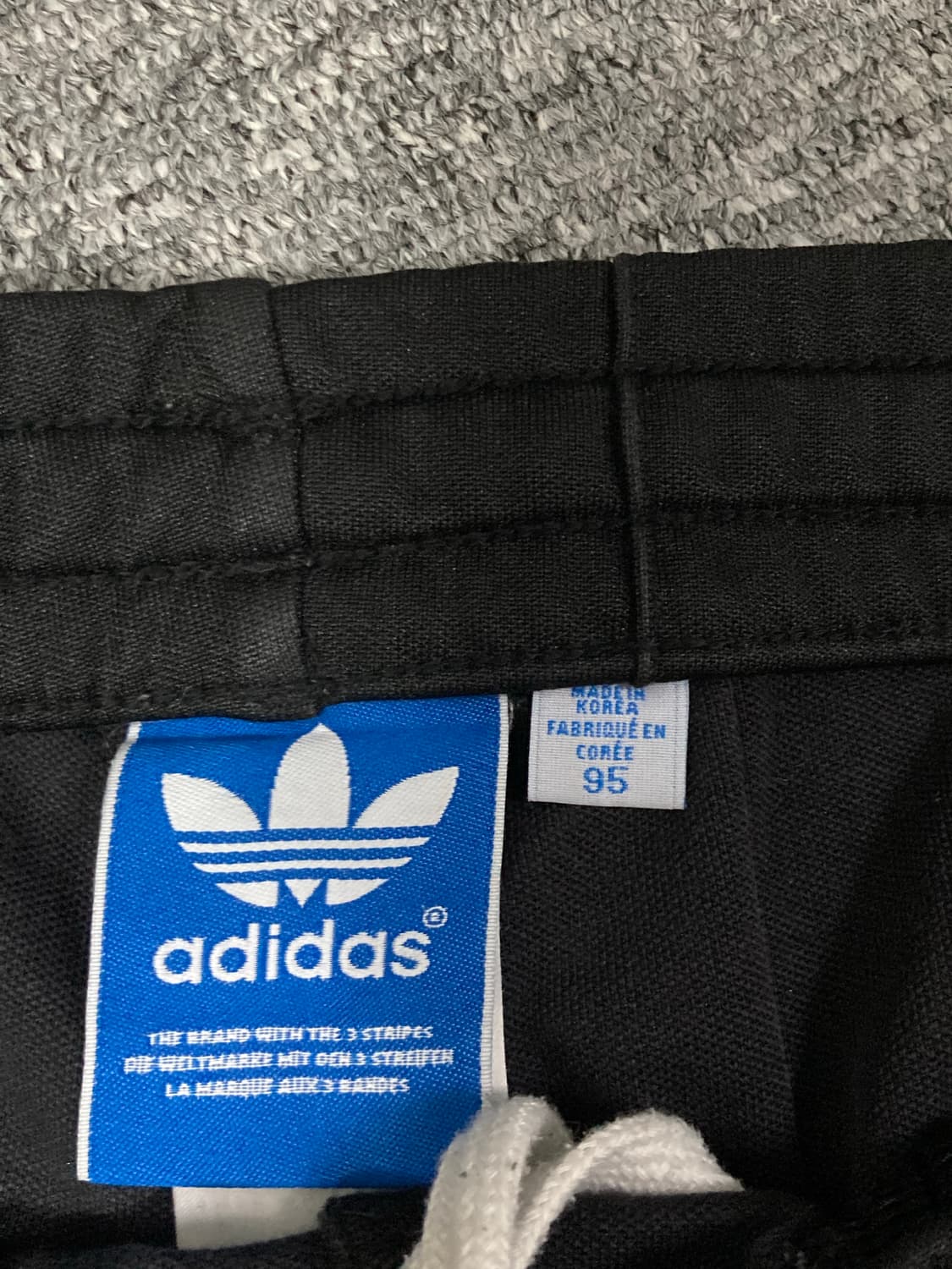 아디다스 삼선 트랙 팬츠 블랙 95 상품이미지5
