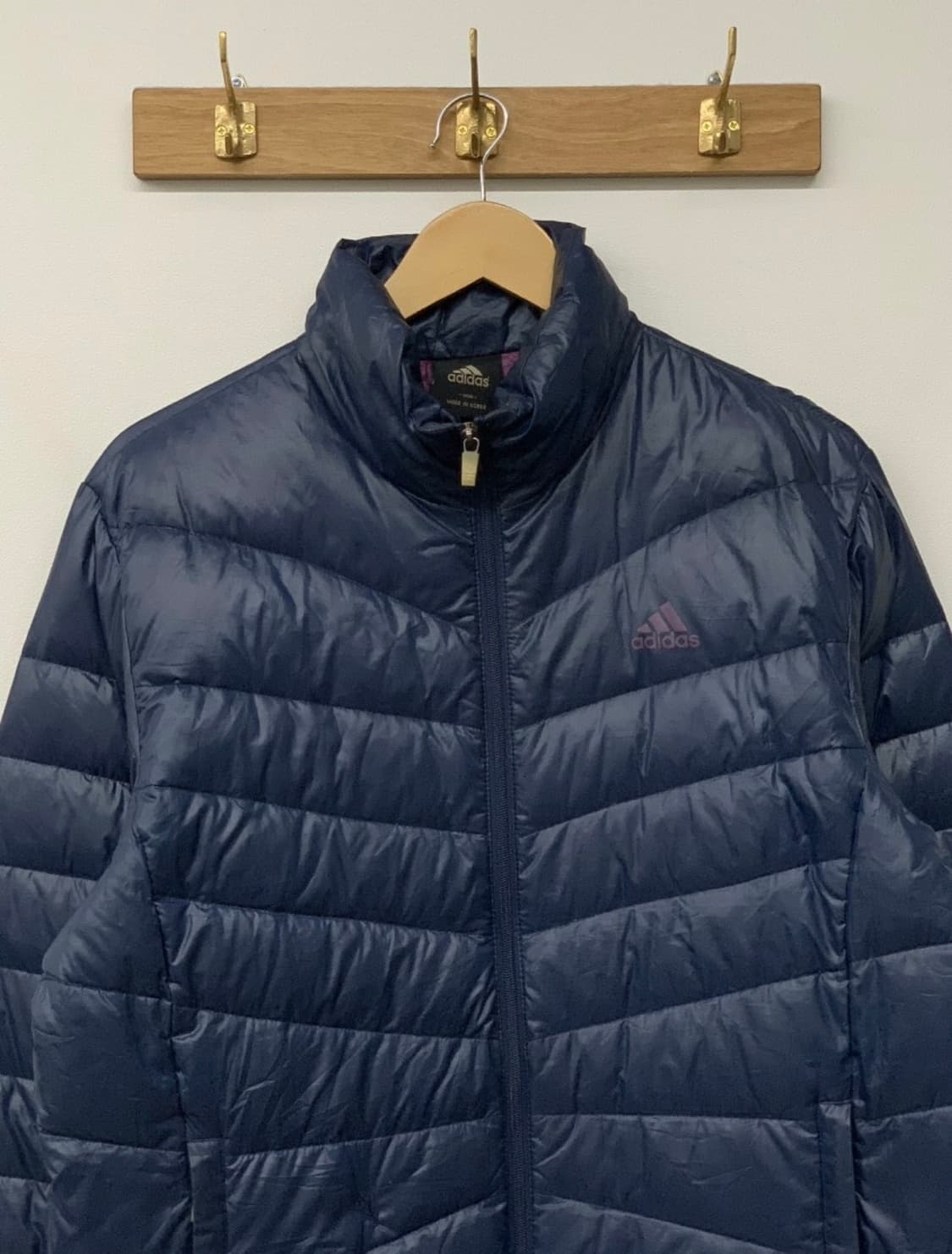 ADIDAS 로고 구스다운 패딩 자켓 경량패딩 상품이미지2