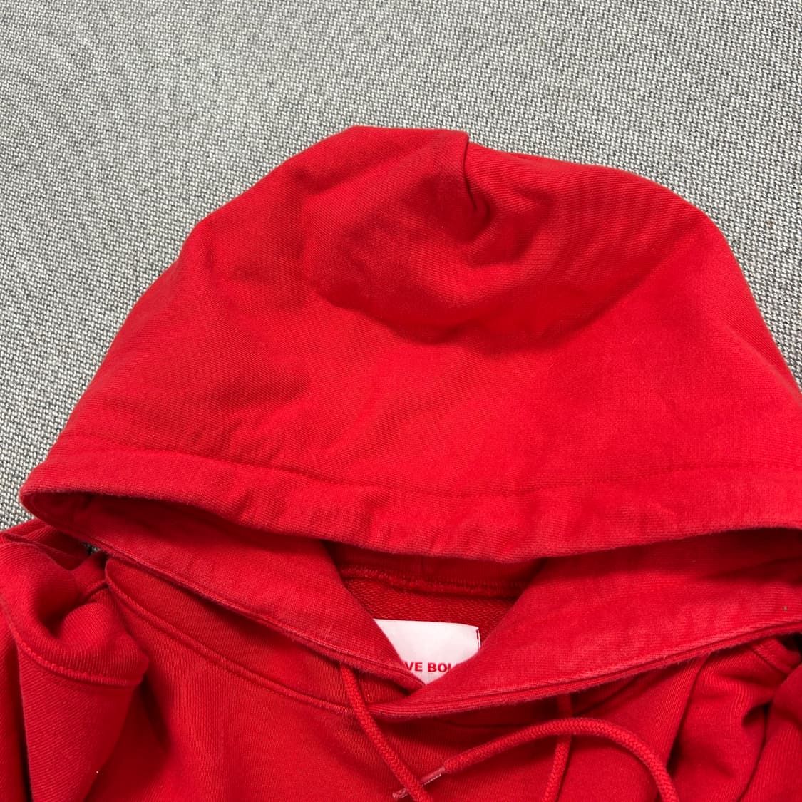 939아카이브볼드 레드 후드(XL) 상품이미지6