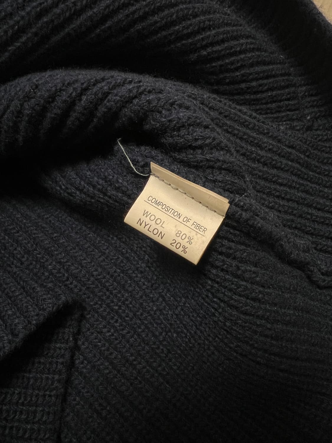 K516 울 니트 가디건 네이비 / L / 클래식 버튼 가디건  상품이미지10