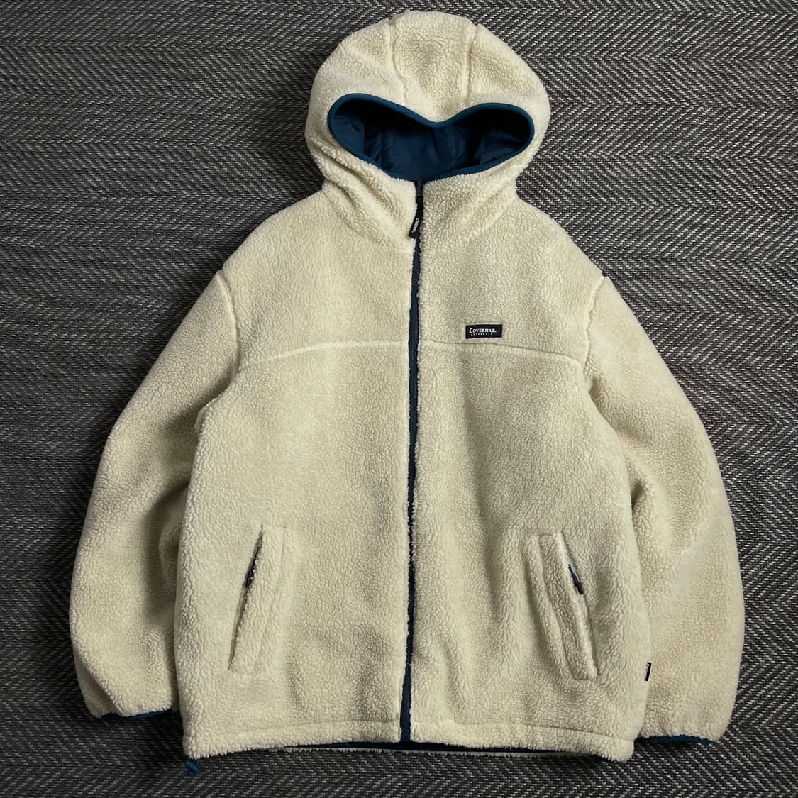 커버낫 리버시블 후드 플리스 자켓 y 4388 상품이미지5