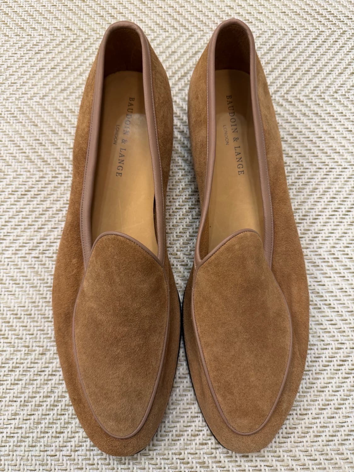 보두앙앤랑 샌드 베이지 로퍼 43 새상품 상품이미지7