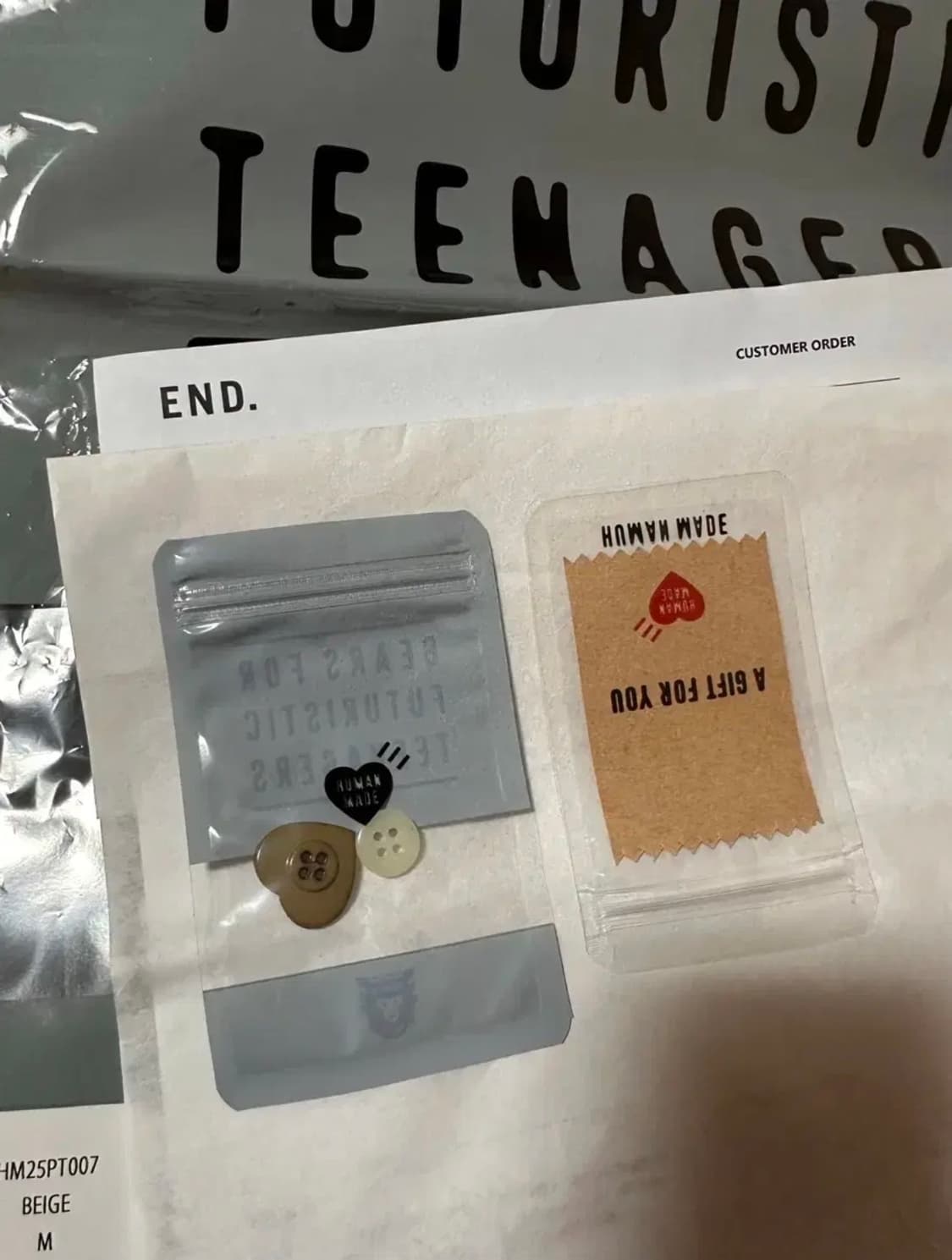 M) 휴먼메이드 치노 팬츠 베이지 상품이미지9