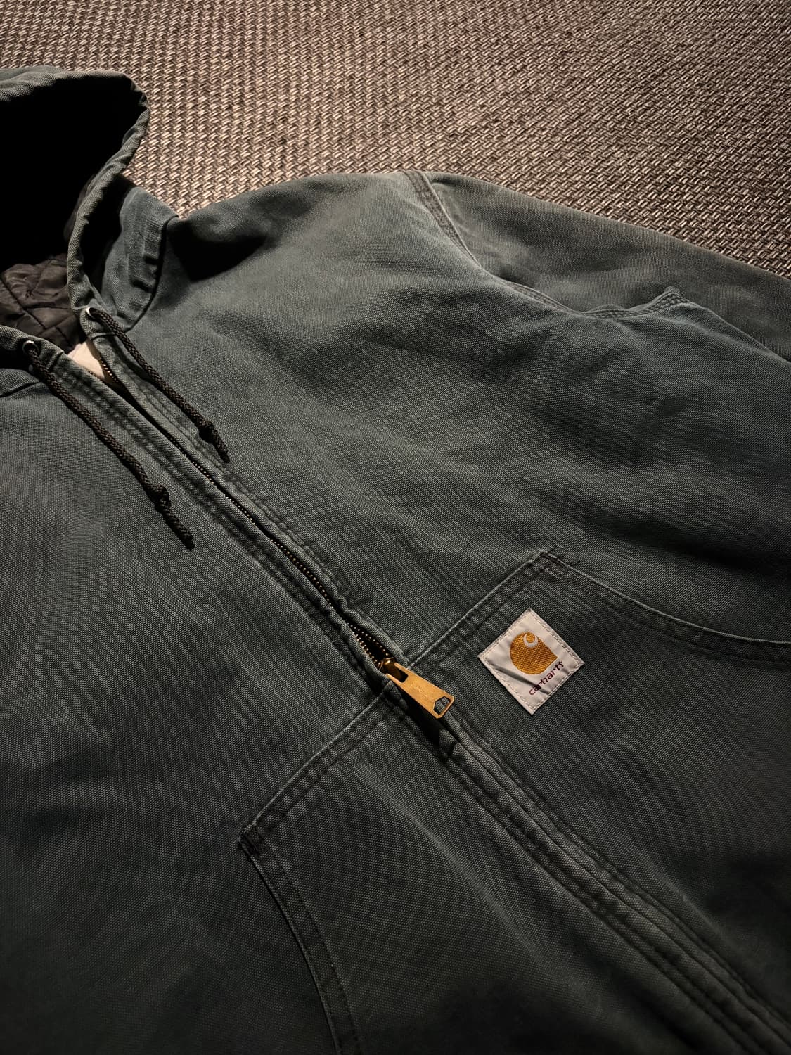 90s 칼하트 액티브 JQ243 HTG M USA🇺🇸 상품이미지4