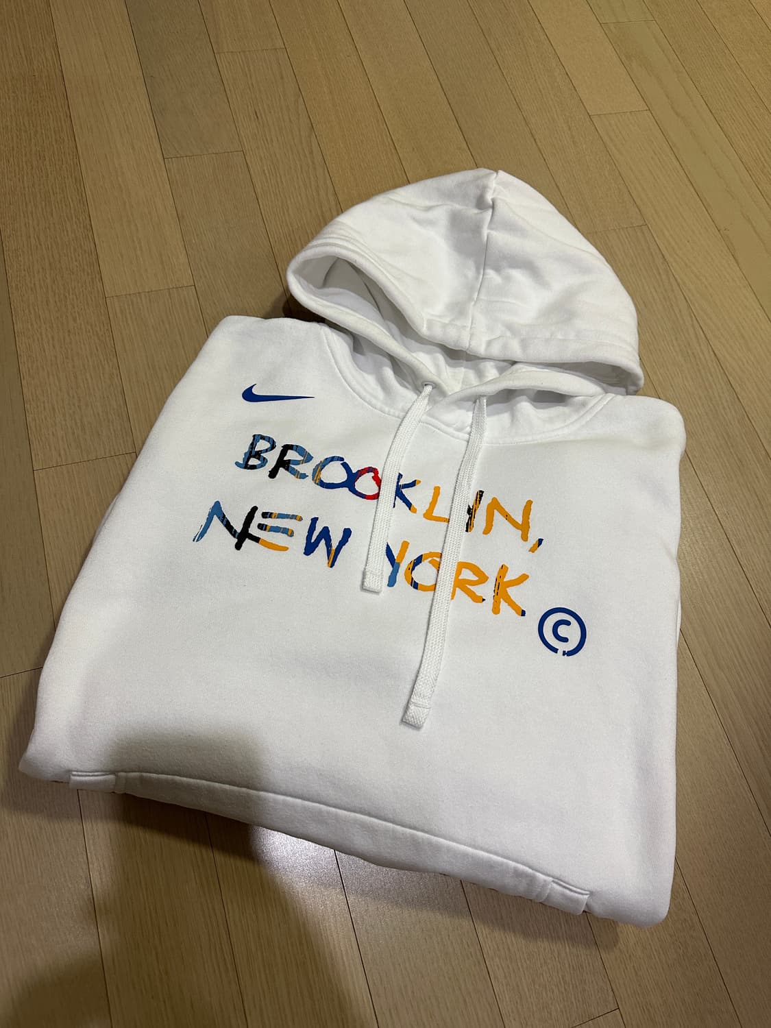 나이키 브루클린 넷츠시티 에디션 후드티 L 상품이미지1