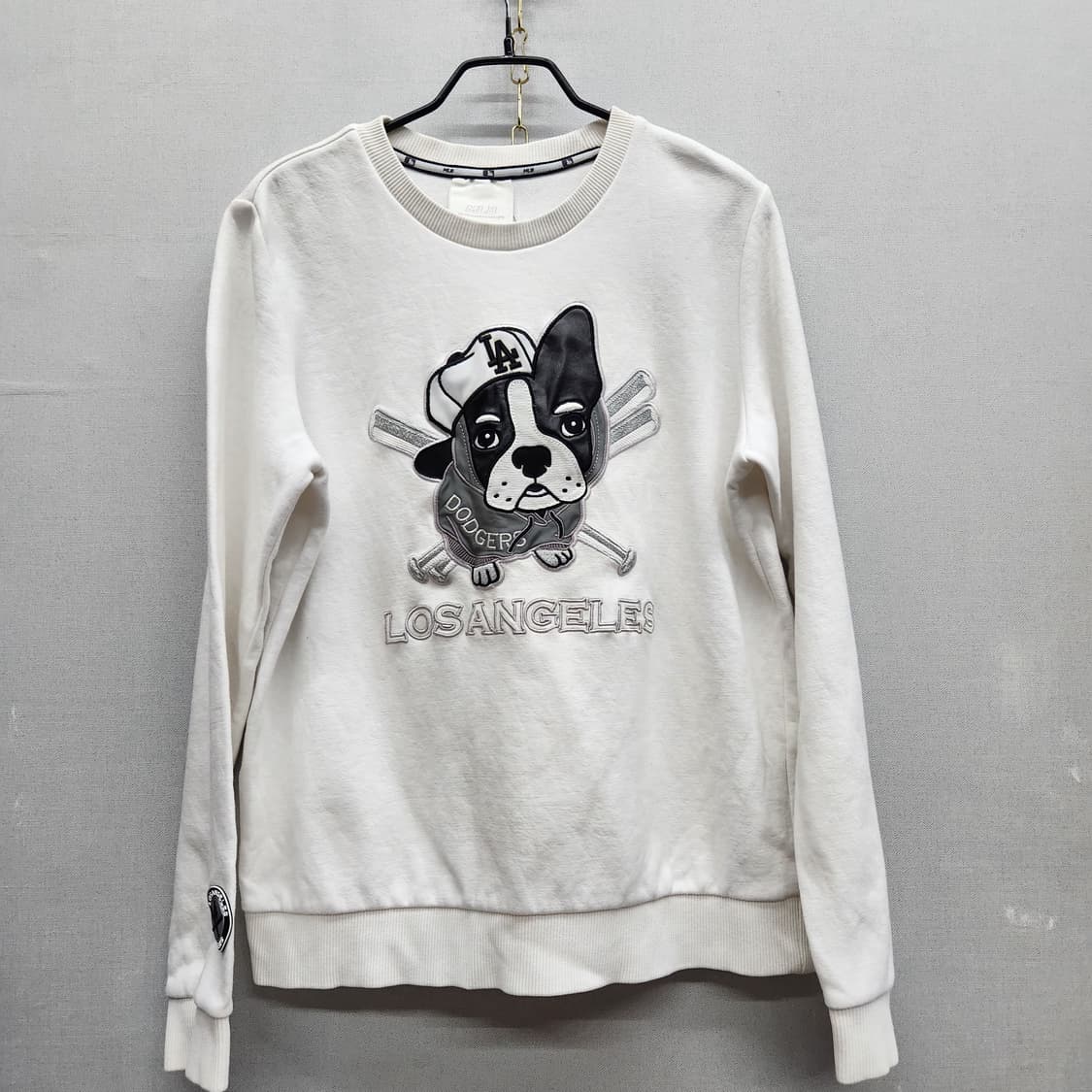 MLB LA다저스 불독 자수 맨투맨 90(M) 상품이미지1