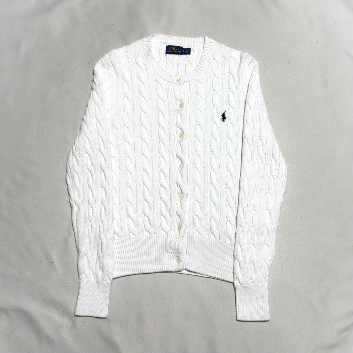 S 폴로랄프로렌 여성용 케이블 니트 가디건 상품이미지2
