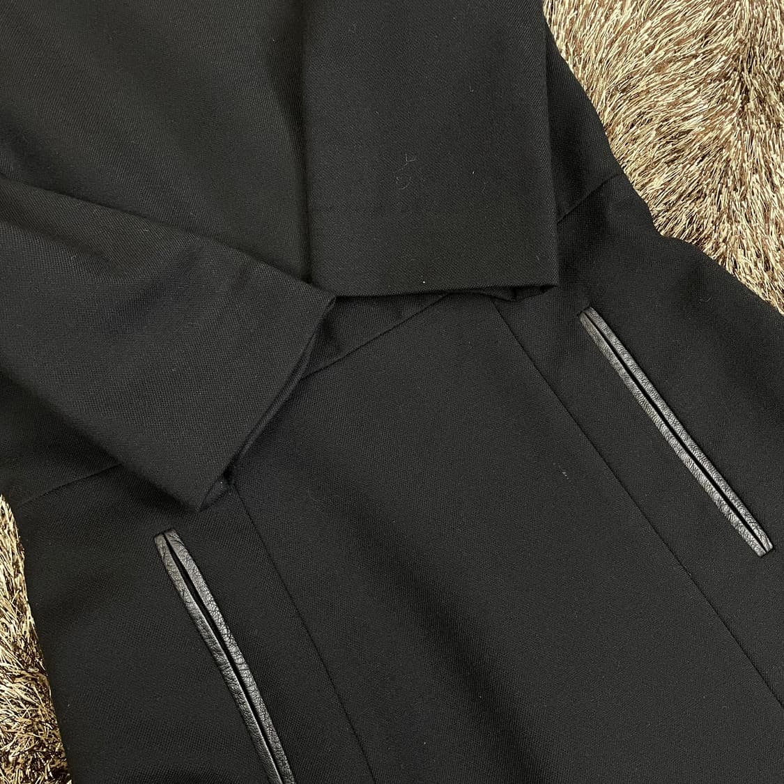 시슬리 SISLEY 블랙 A라인 미니 원피스 42 상품이미지4
