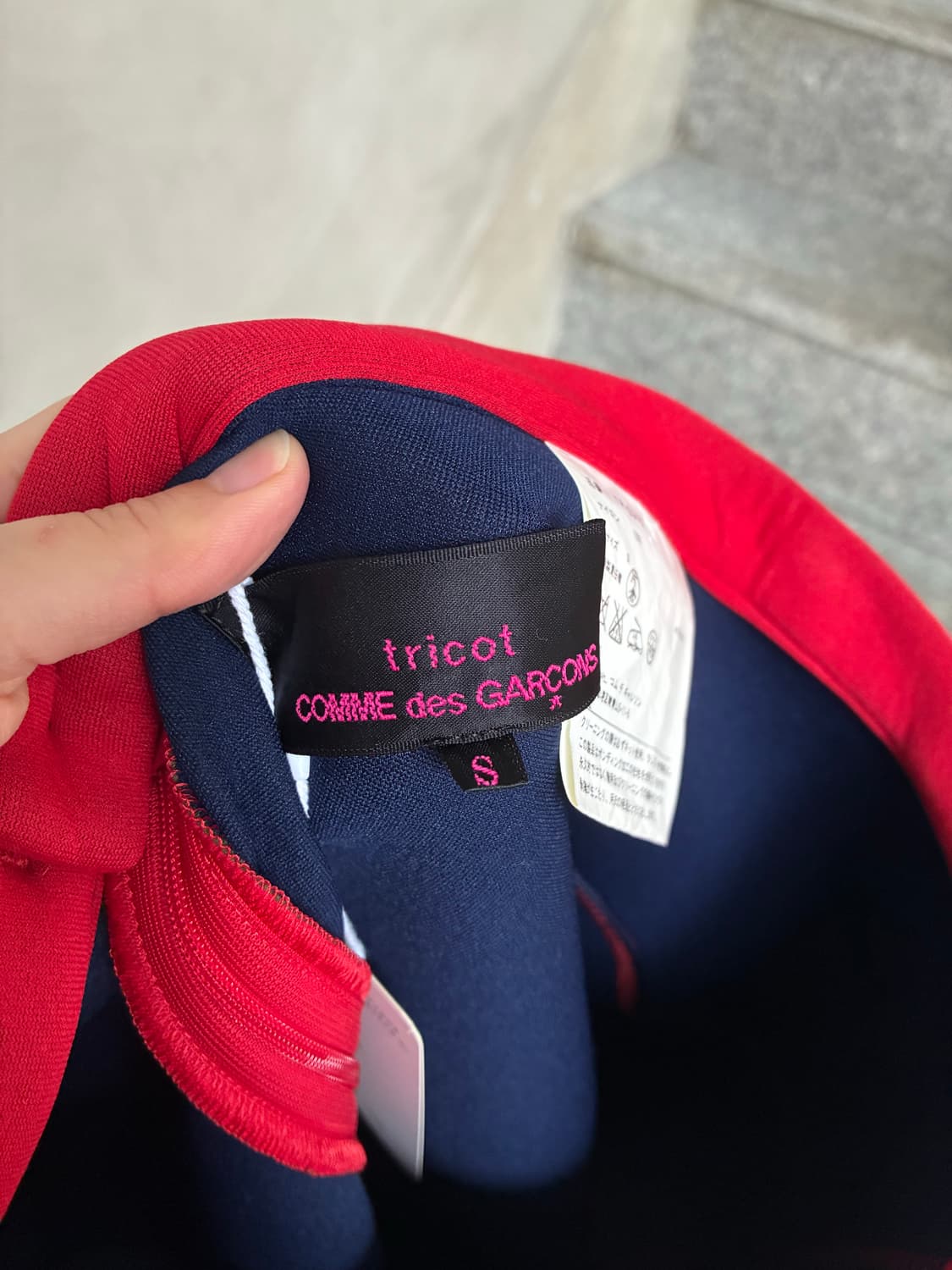 꼼데가르송 트리콧 스커트 상품이미지7