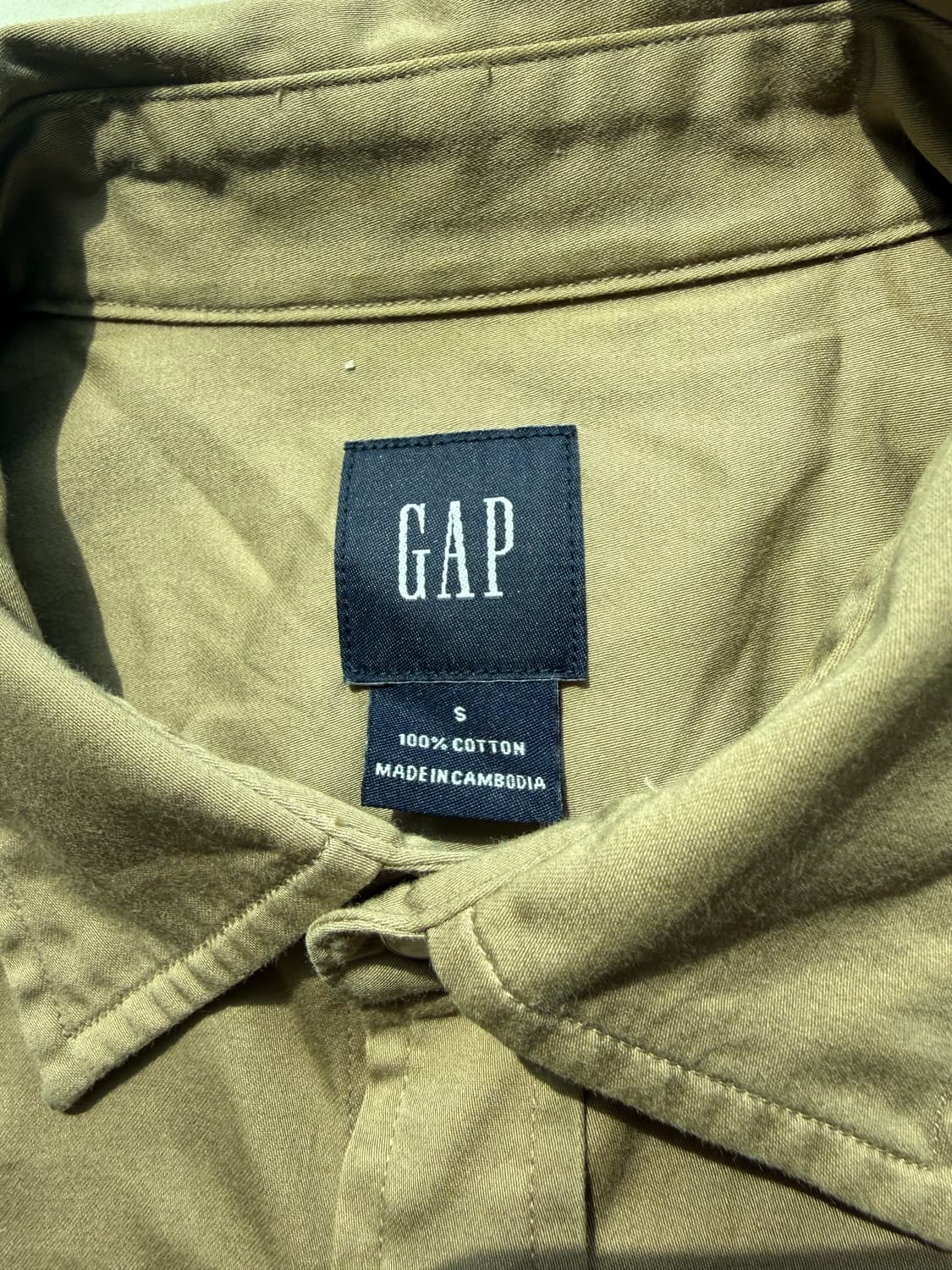 GAP 카키 셔츠 상품이미지3