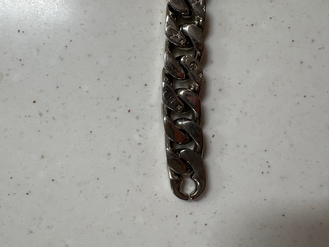 Louis vuitton 실버 팔찌 L 상품이미지5