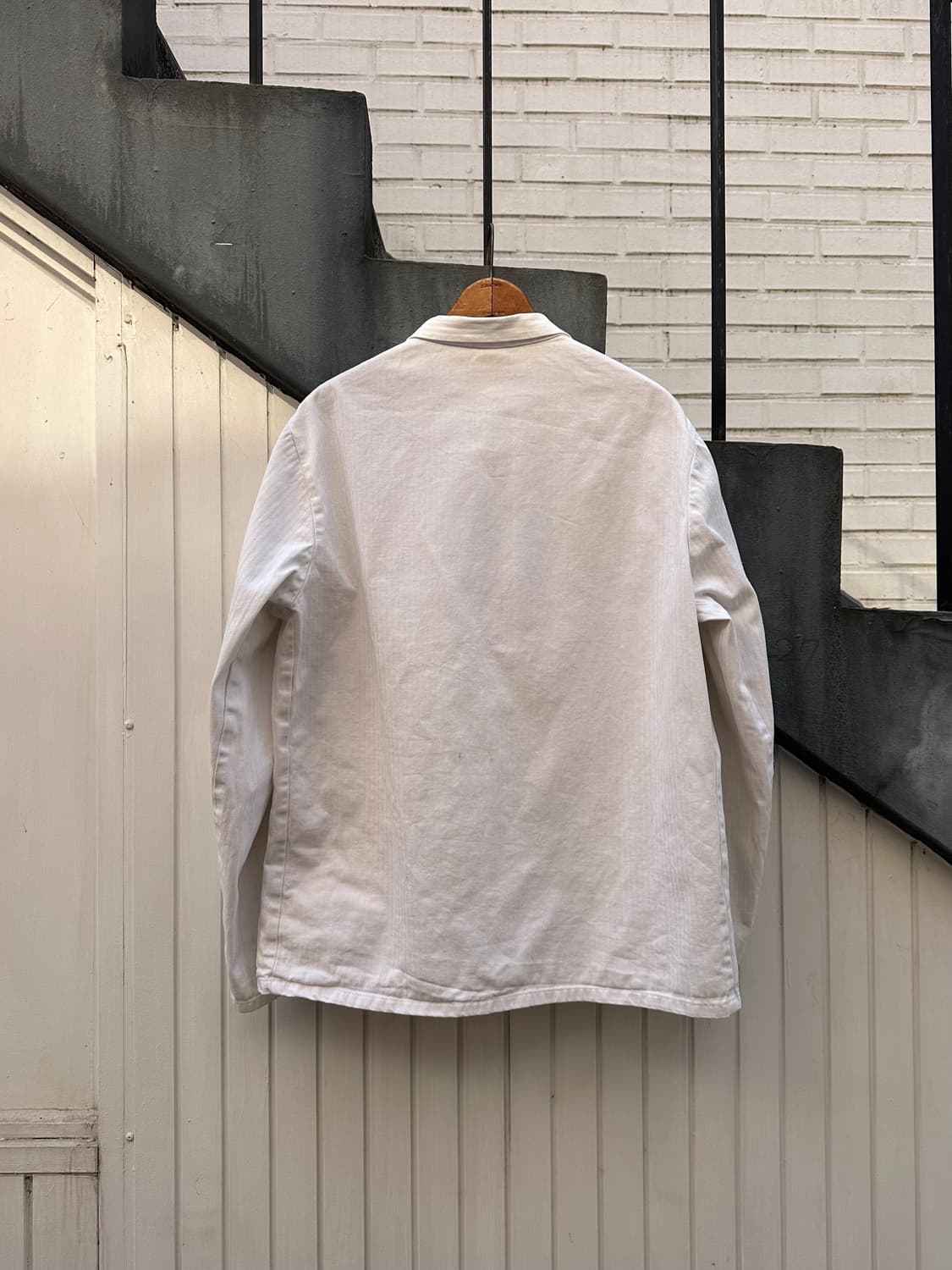 프렌치워크웨어 HBT 화이트 프렌치 워크자켓 상품이미지2