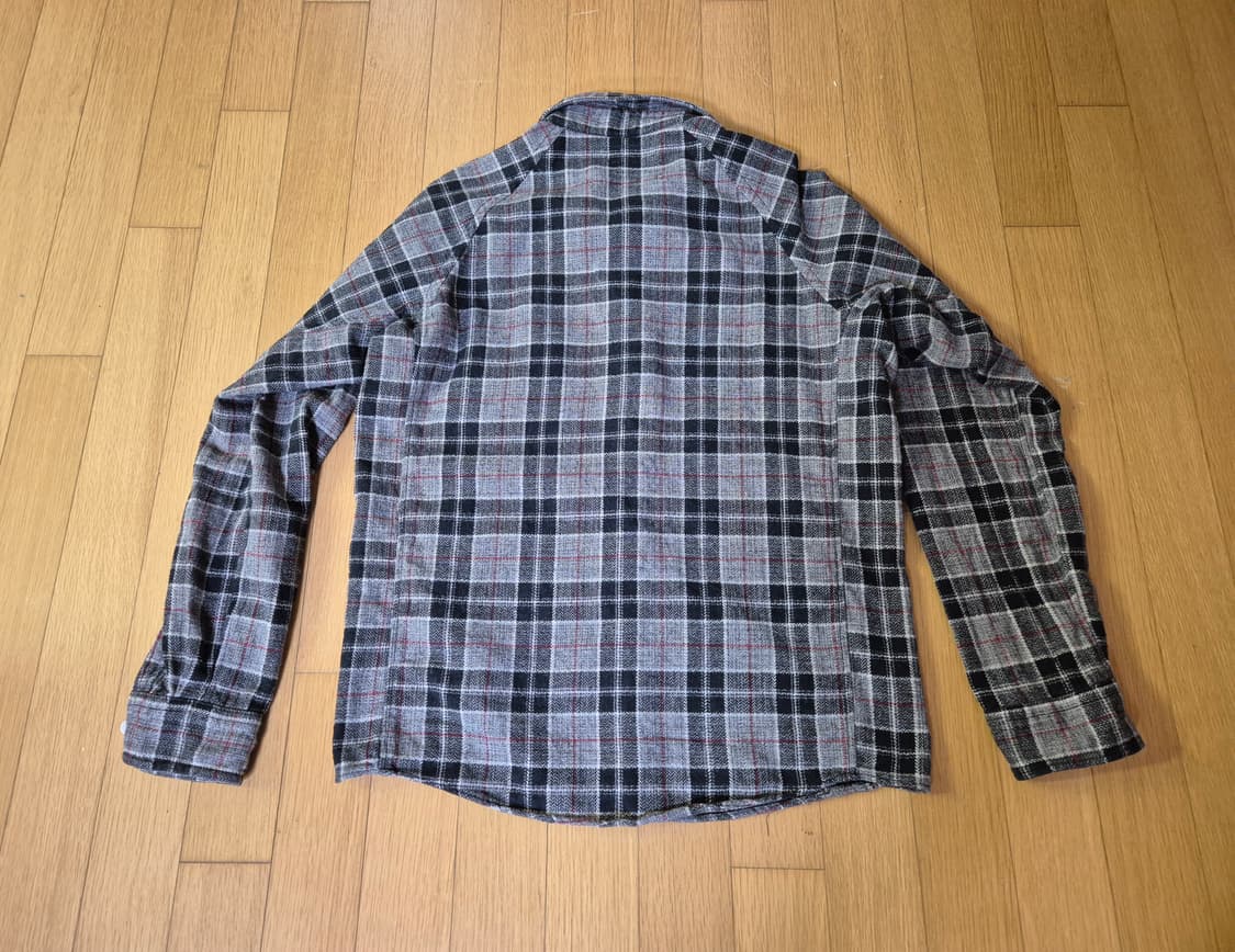 일본 Sunlight Believer 헤링본 패턴 코튼셔츠 상품이미지5