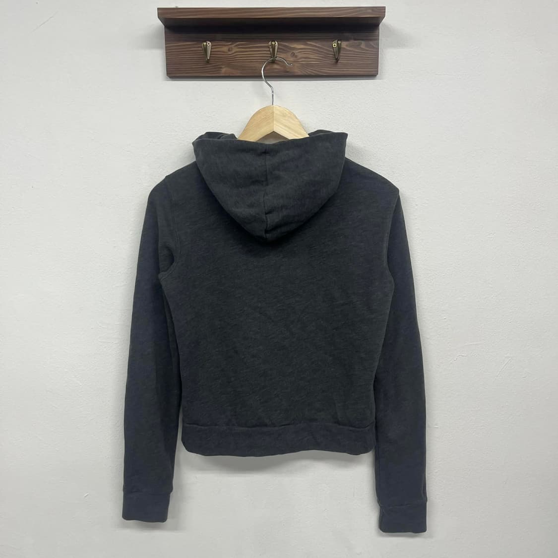 홀리스터 y2k 여리핏 그레이 대대장 후드집업 희귀져지(XS) 상품이미지5