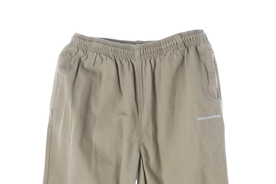 디스이즈네버댓 로고 자수 캔버스 이지 팬츠 상품이미지3