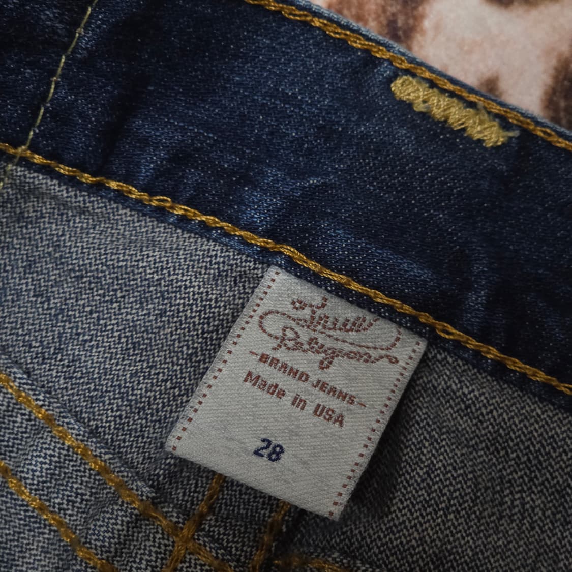 트루릴리전 데미지 워싱 부츠컷 데님 팬츠 상품이미지9