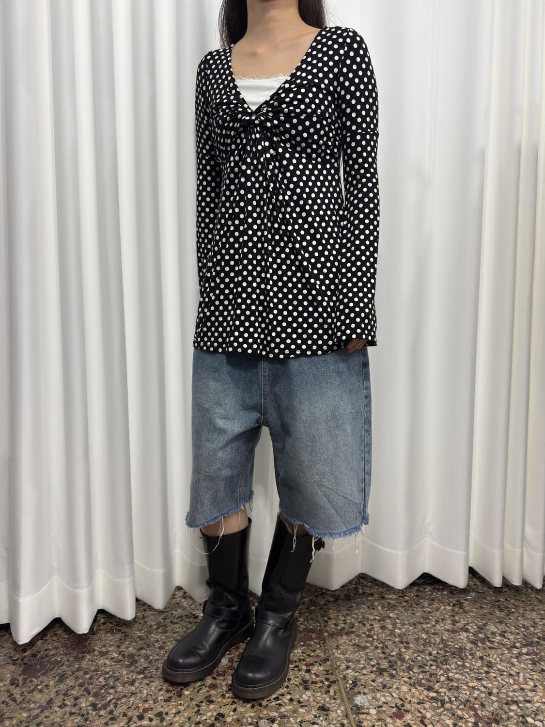 dot blouse 상품이미지4