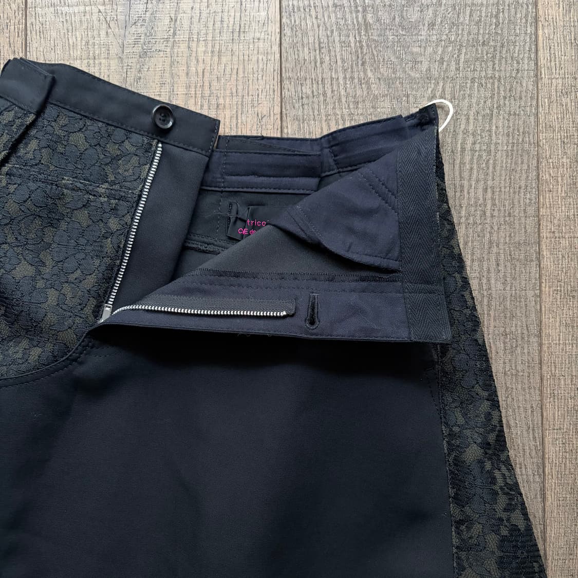 Floral Lace Docking Pleats Skirt 상품이미지4