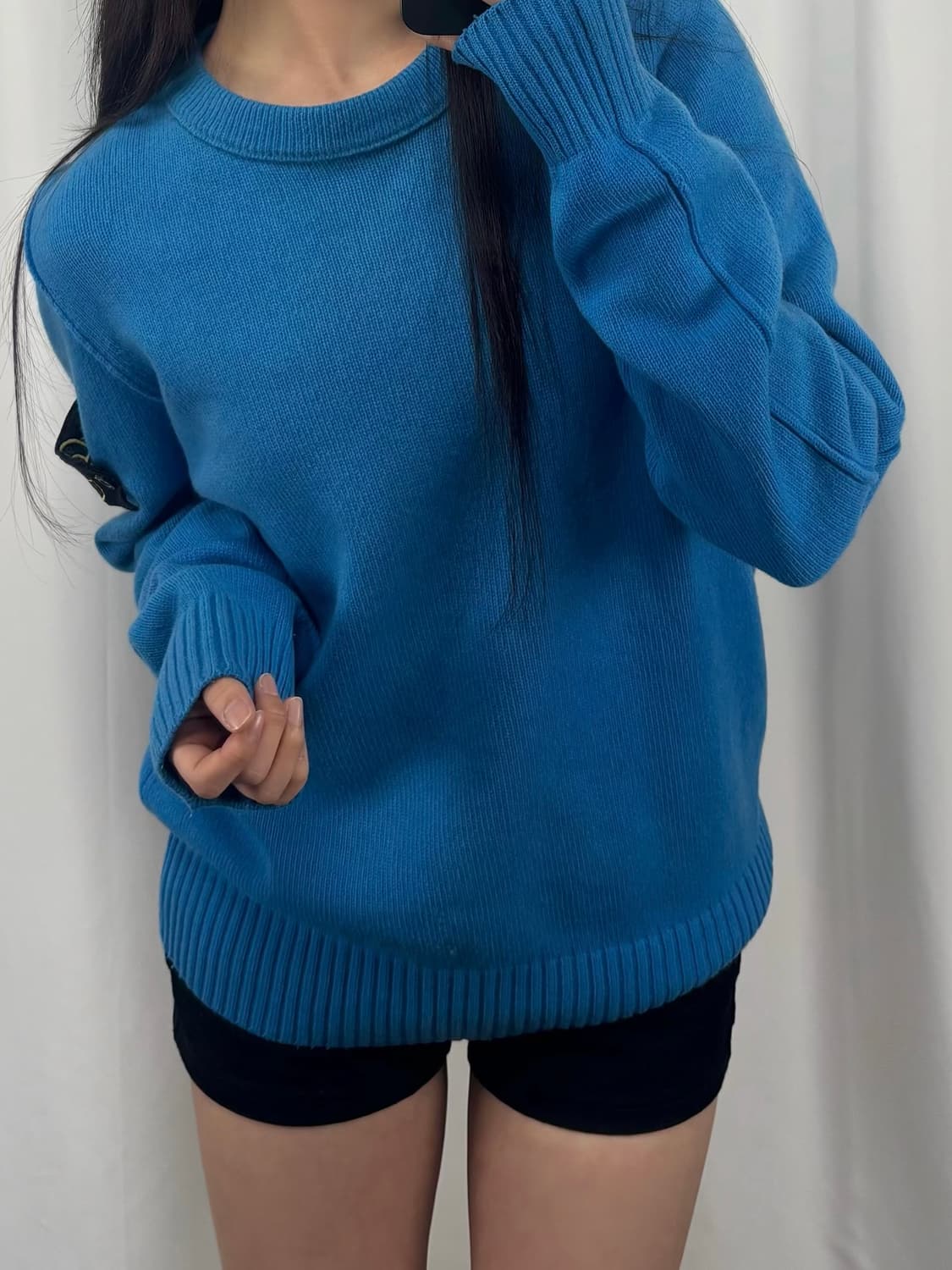 스톤아일랜드 블루 니트 상품이미지3