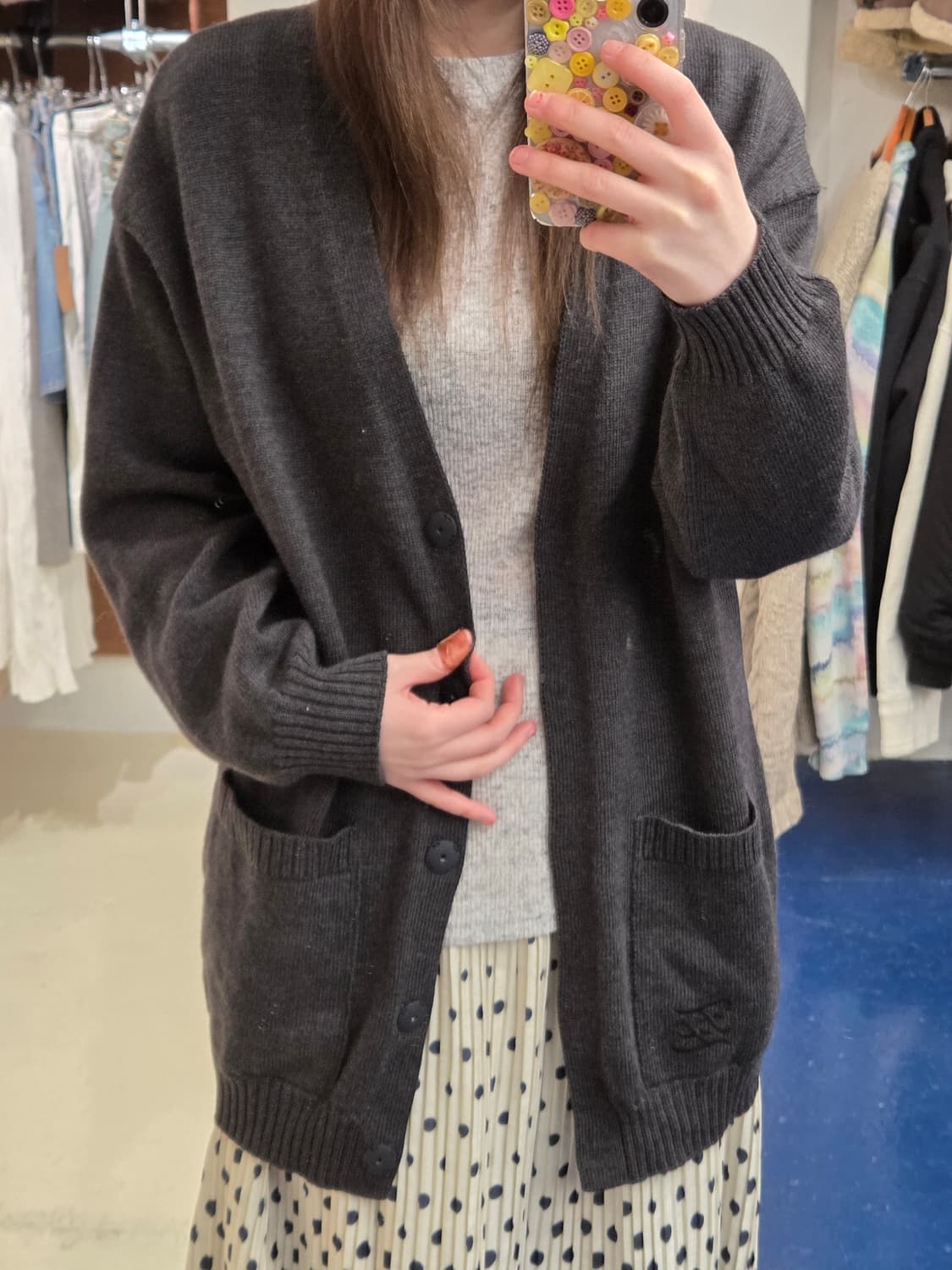 FENDI 펜디 브이넥 가디건 상품이미지2