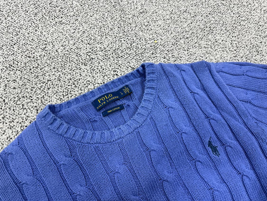폴로 랄프로렌 꽈배기 반팔니트 상품이미지3