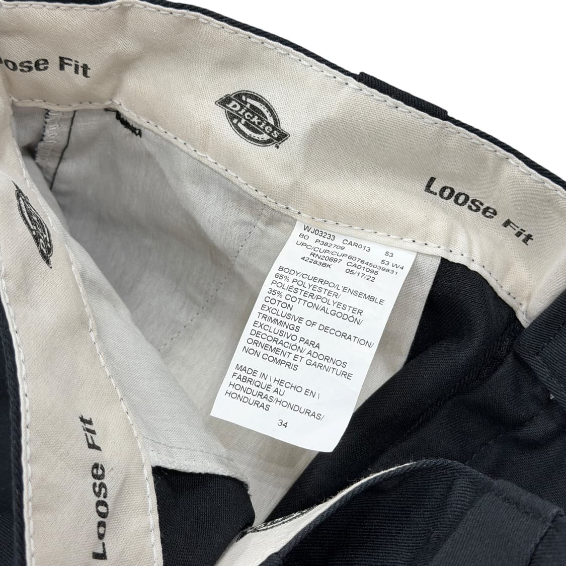 디키즈 루즈핏 카펜터 워크 쇼츠 반바지 블랙 34 상품이미지4