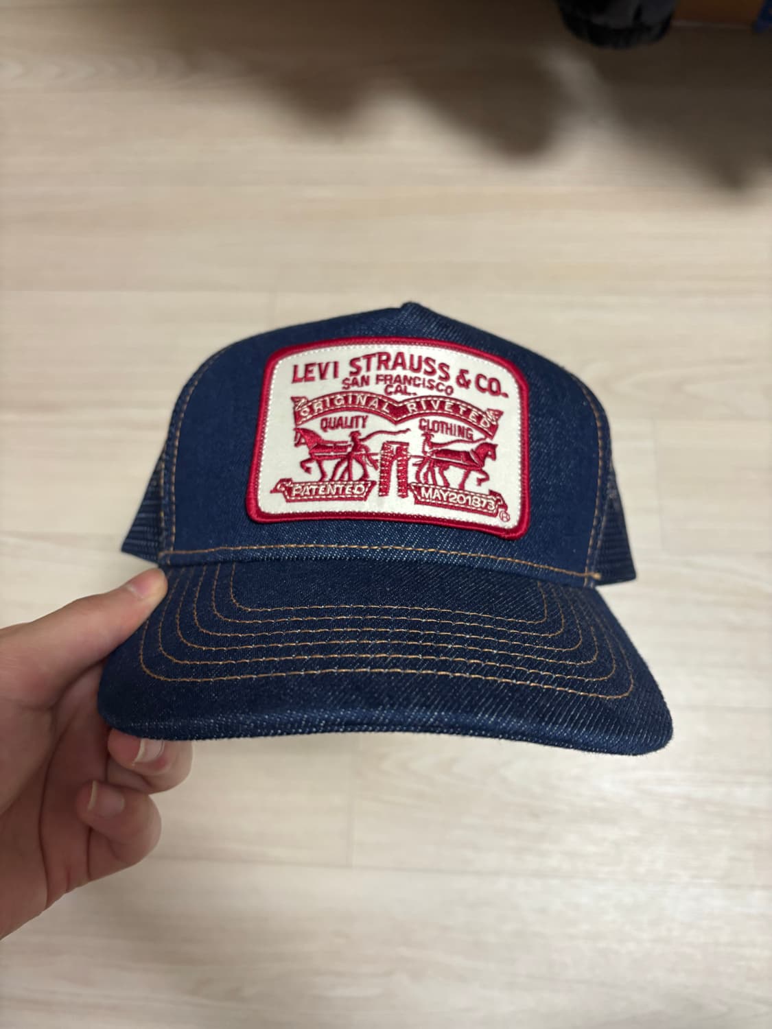 리바이스 데님 트러커캡 모자 상품이미지3
