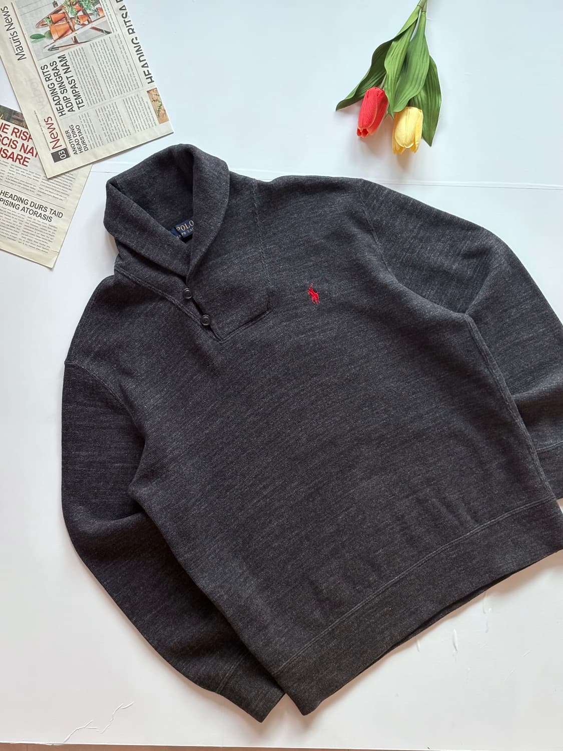 Polo 폴로랄프로렌 신형 숄카라 스웨터 상품이미지1