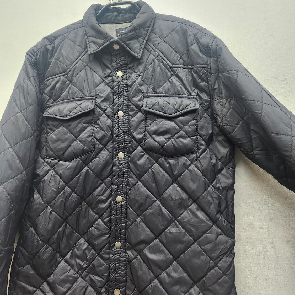 자라ZARA 퀄팅 셔츠형 자켓 M(남여공용) 상품이미지2