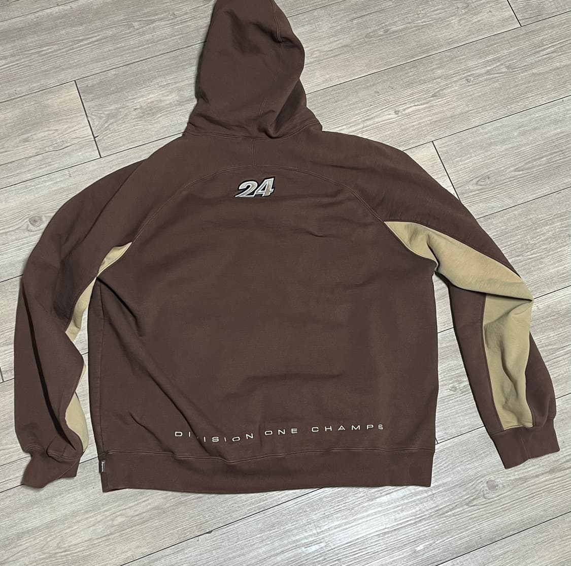 슈프림 디비전 후디 브라운 XL 상품이미지3