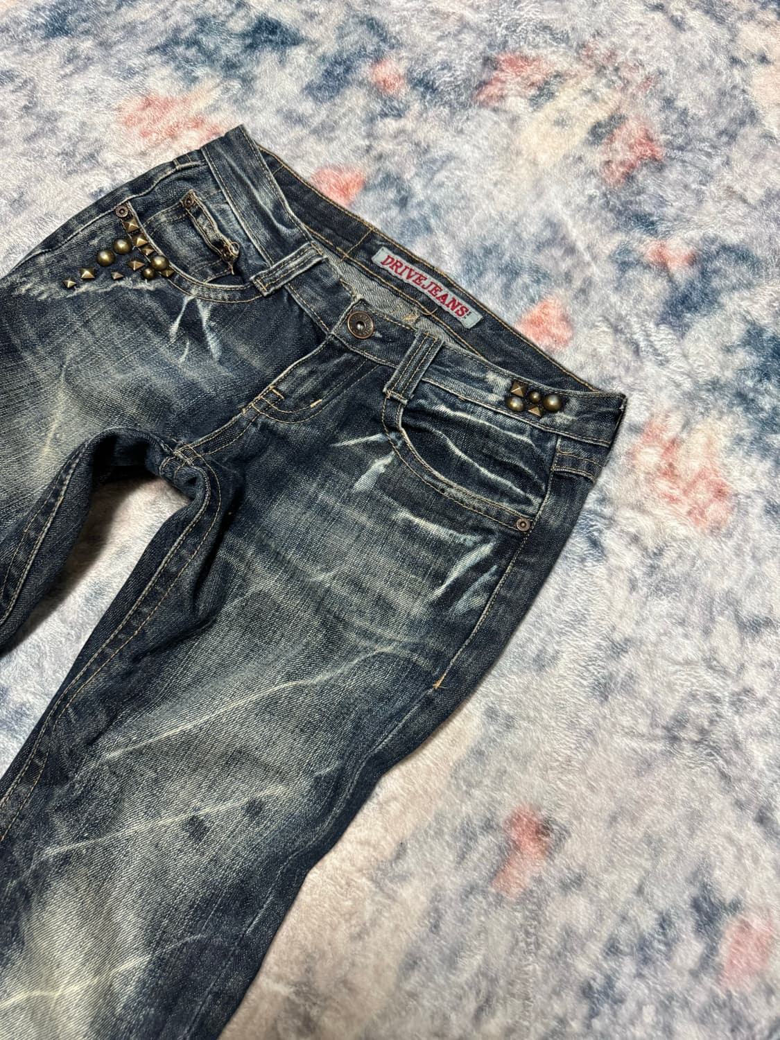 Drive jeans 00s stud washing boots cut d 상품이미지4
