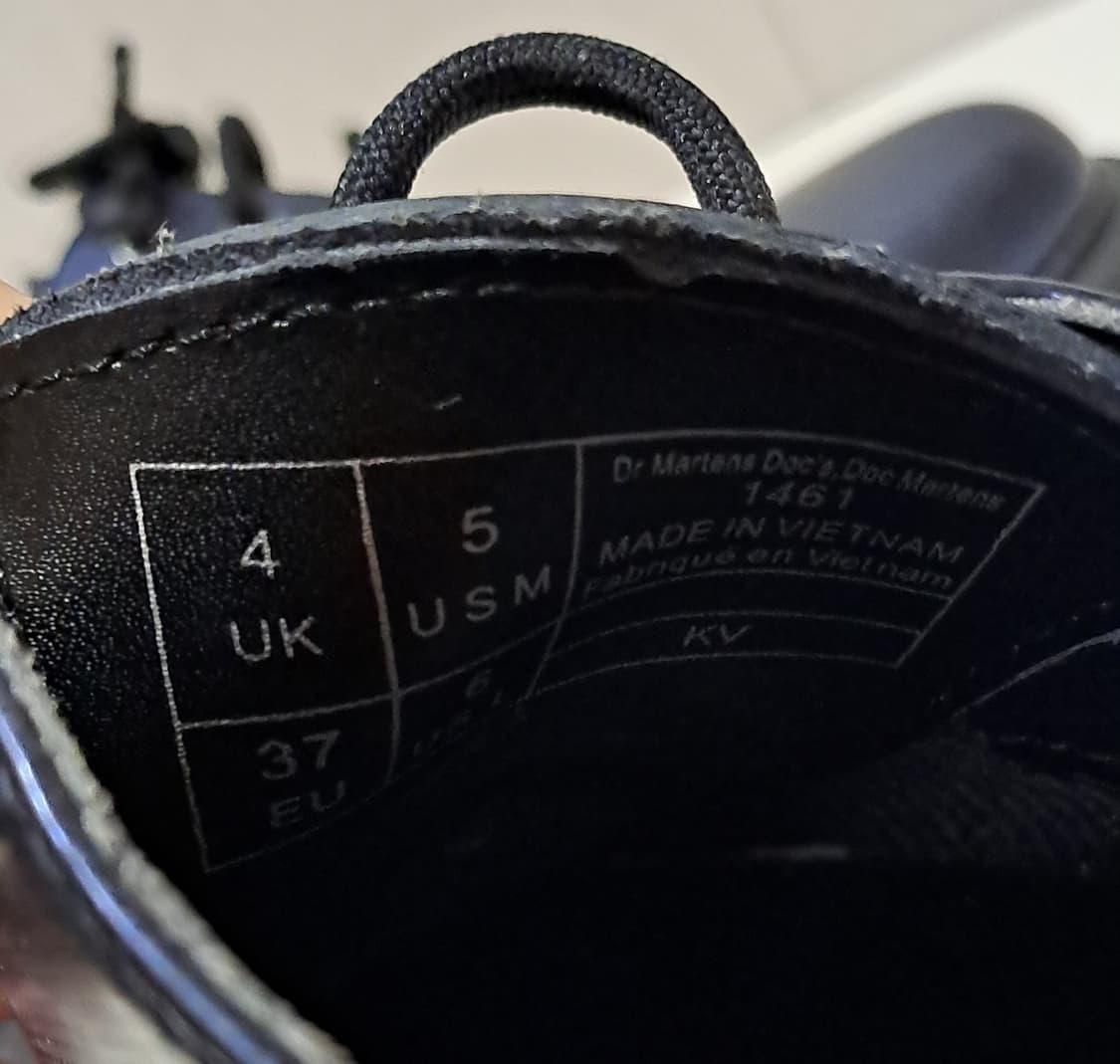 (택포) 닥터마틴 1461 3홀 UK4 230 B219 상품이미지9