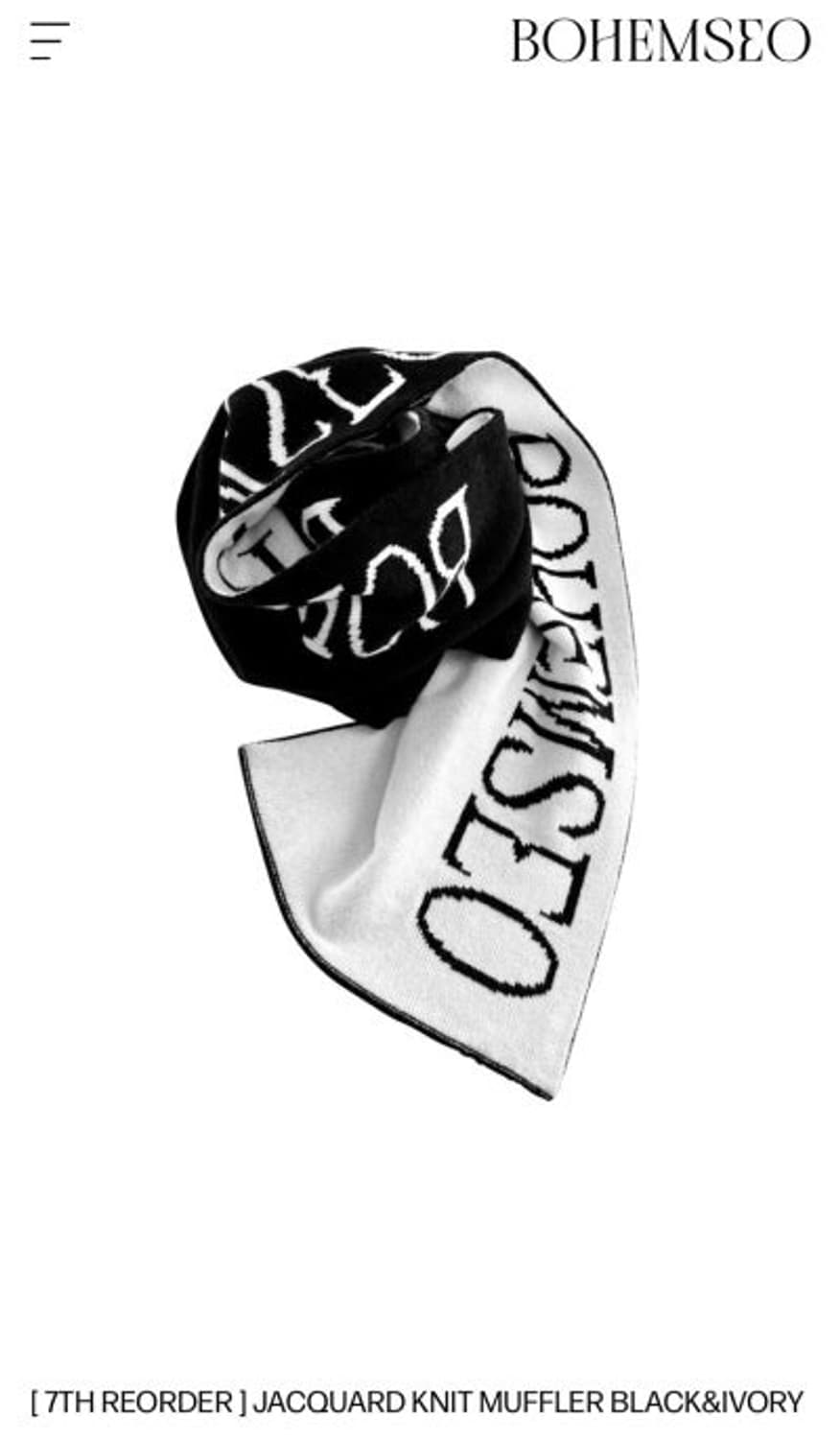 보헤미안서울 머플러 상품이미지1