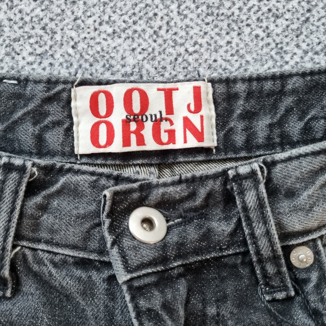 OOTJ 흑청 데님팬츠  상품이미지7