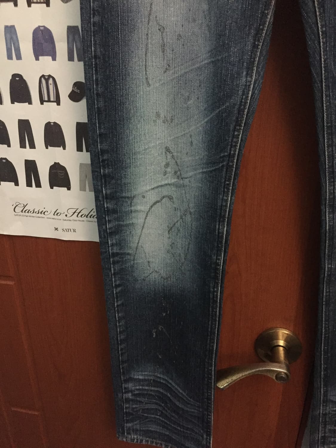 wild life Washing skull denim 상품이미지4
