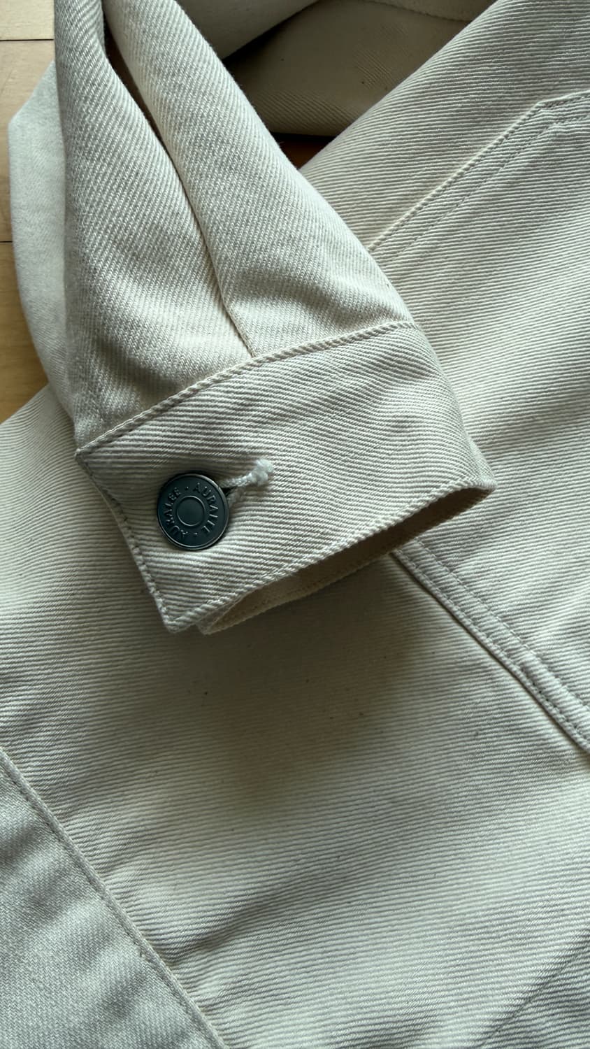 오라리 화이트데님 자켓 AURALEE HARD TWIST DENIM 상품이미지6