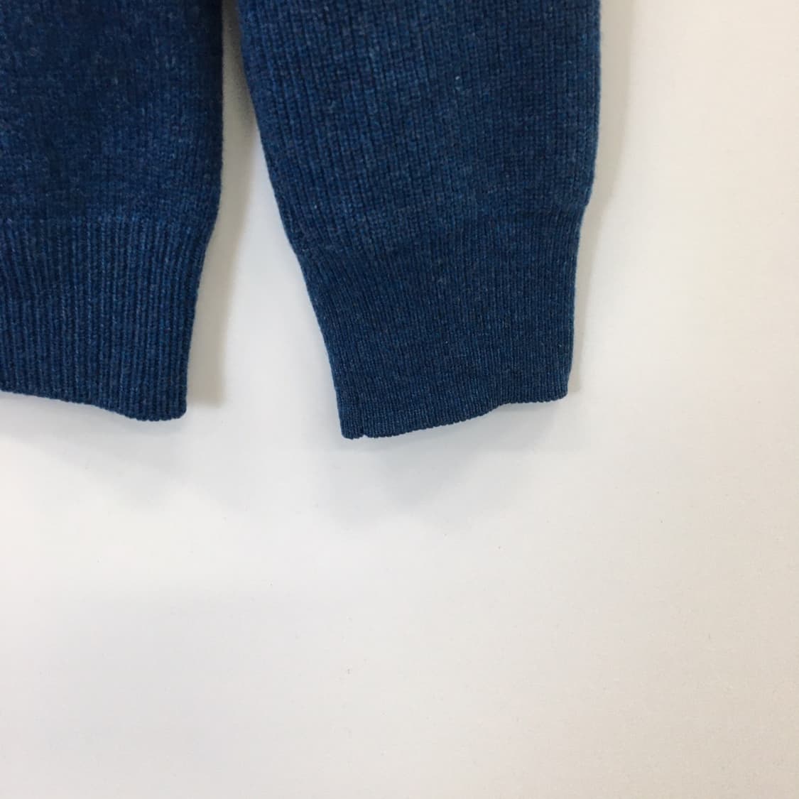 빈폴 자수로고 레이어드 하프넥 울 100% 니트 100  상품이미지3