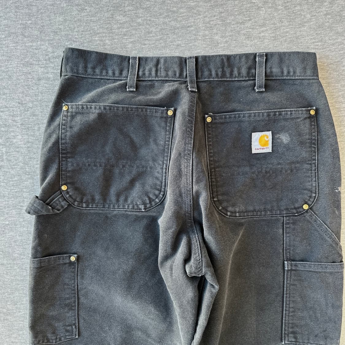 2022년 칼하트 B01 BLK 더블니 워크 팬츠 32 상품이미지8