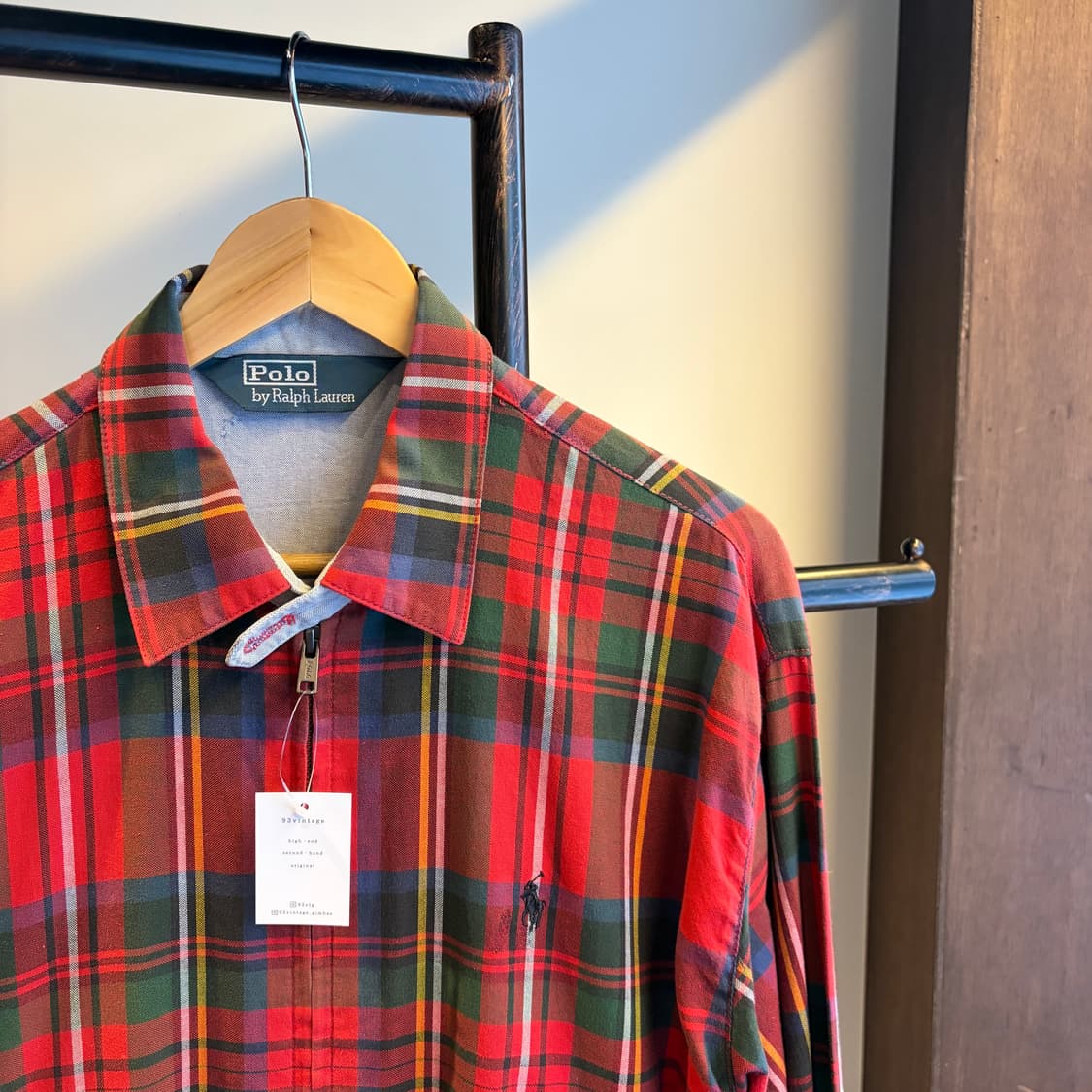 15688 - 폴로 랄프로렌 타탄체크 블루종 자켓 상품이미지3