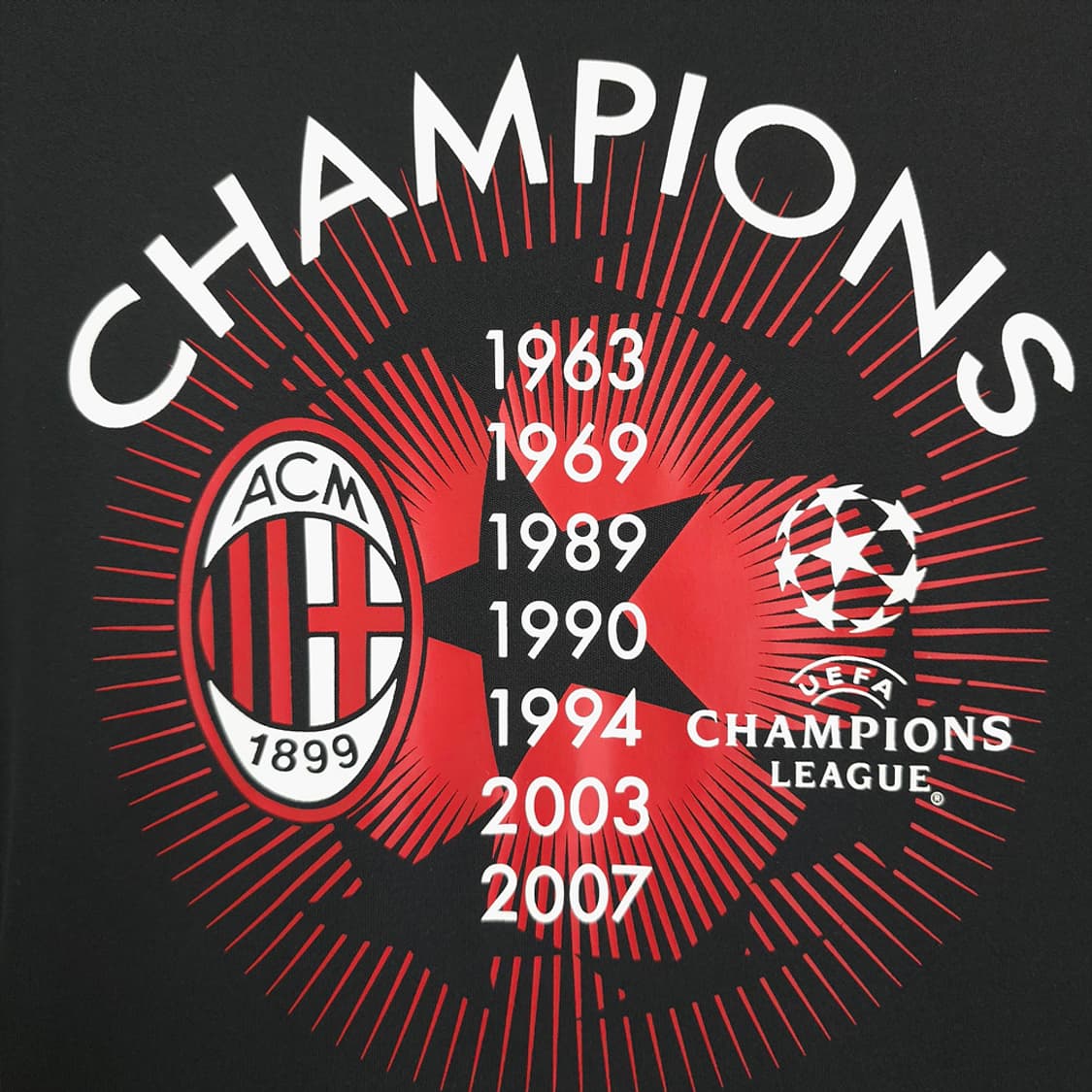 아디다스 Adidas ACM 챔피언스 리그 반팔 티셔츠 블랙 95 상품이미지4