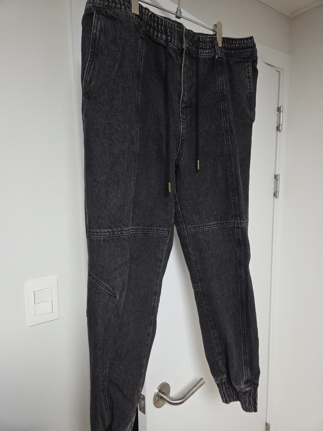 송지오옴므 흑청 조거팬츠 50(32-34) 상품이미지2