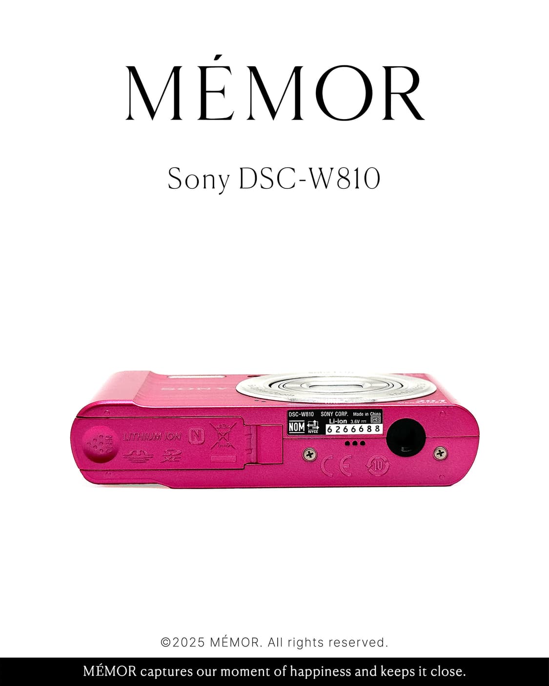 아이브레이픽🪽Sony DSC-W810 소니 디카 빈티지카메라 상품이미지4