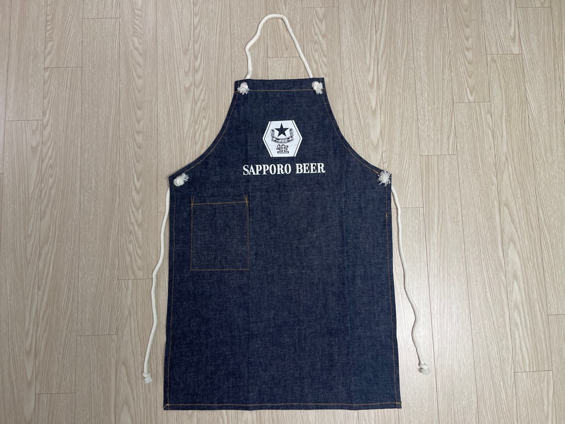 삿포로 맥주 빈티지 셀비지 앞치마 4번 90s 상품이미지1