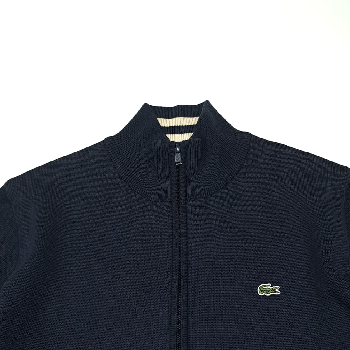 CL126 M 라코스테 울 하이넥 풀집업 니트 상품이미지2