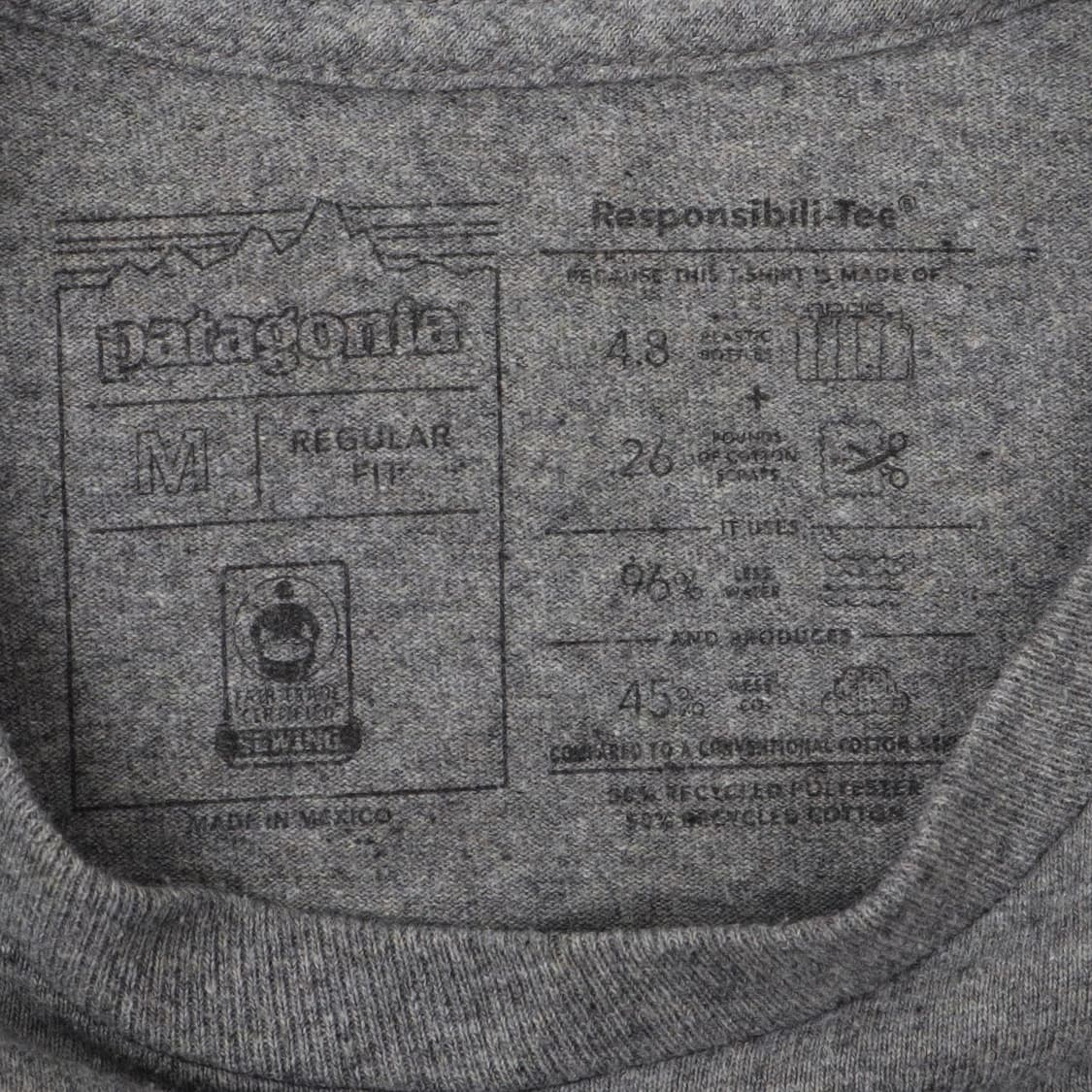 파타고니아 웨이브 로고 롱슬리브 티셔츠 상품이미지8